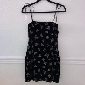 Butterfly Bodycon Mini Dress